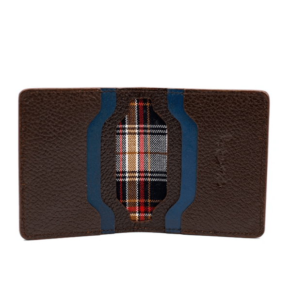 Petit Tartan Leather Wallet